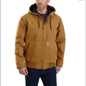 Carhartt Men's Brown Hooded Jacket